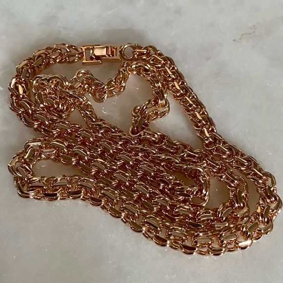 Bismark 25”/8mm Chain  gold plated 18K  NWOT - Picture 12 of 16